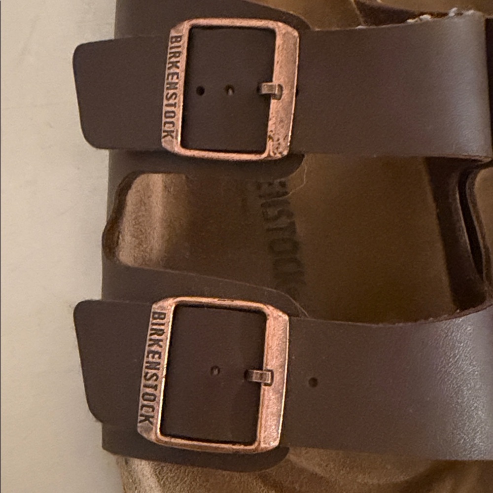 Birkenstock Arizona Brown Leather Sandals Men’s 44 / US 11–11.5 Excellent - Picture 3 of 8